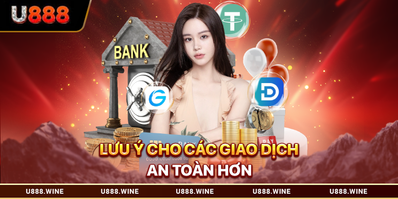 Nạp tiền U888 và lưu ý cho các giao dịch an toàn hơn